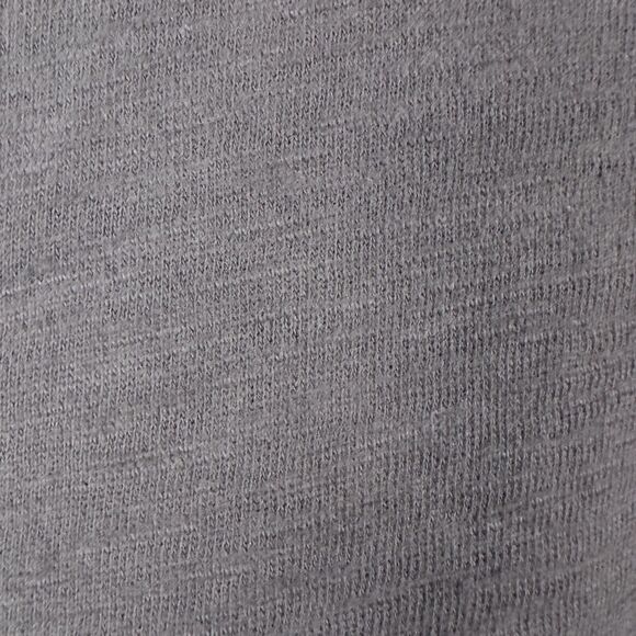 Eddie Bauer Floral Ribbon Trim Slub Knit Button Cardigan Womens Large Gray Boho - Picture 14 of 16